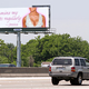 Drivers on I-405 in Los Angeles receive a public self-service message from Jessica Simpson.